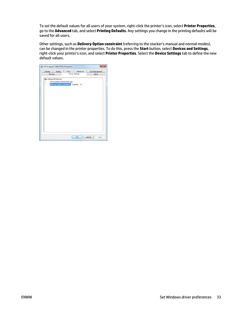 HP Designjet T3500 Production eMFP User Manual | Page 43 / 278
