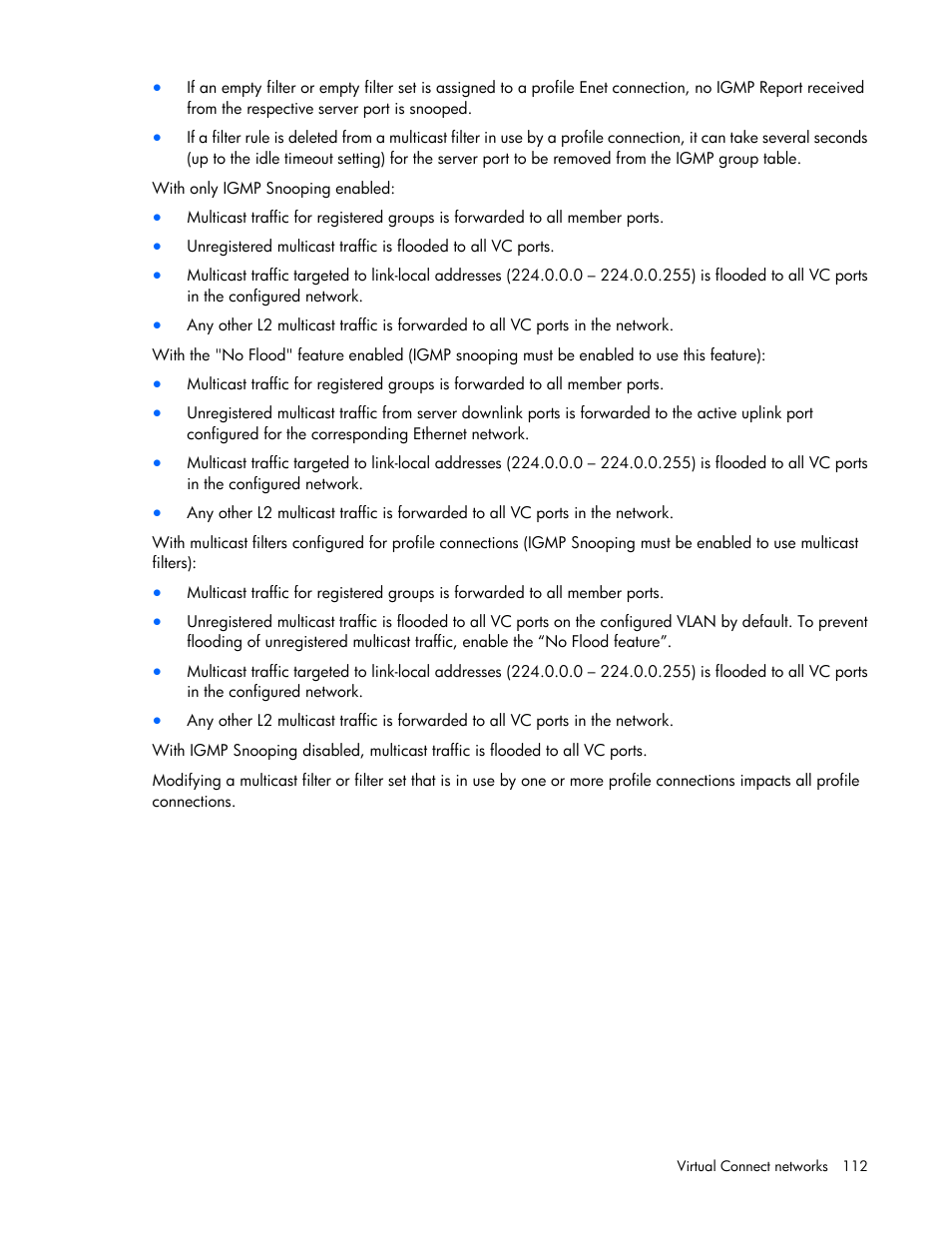 HP Virtual Connect 4Gb Fibre Channel Module for c-Class BladeSystem User Manual | Page 112 / 308