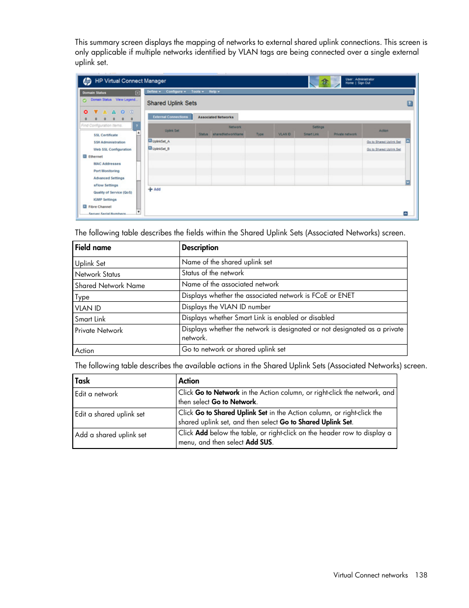 HP Virtual Connect 4Gb Fibre Channel Module for c-Class BladeSystem User Manual | Page 138 / 308