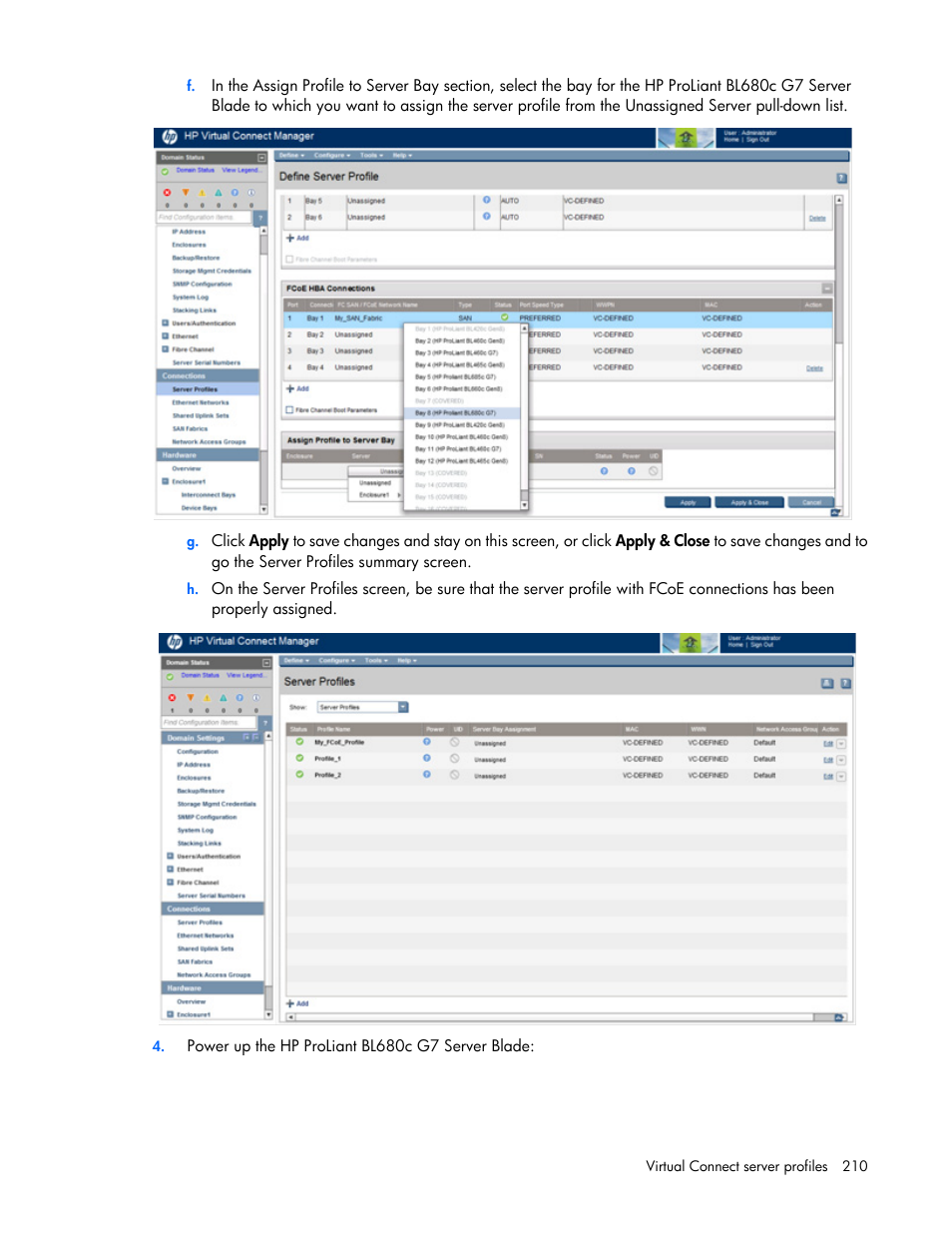 HP Virtual Connect 4Gb Fibre Channel Module for c-Class BladeSystem User Manual | Page 210 / 308