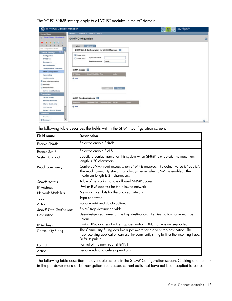 HP Virtual Connect 4Gb Fibre Channel Module for c-Class BladeSystem User Manual | Page 46 / 308