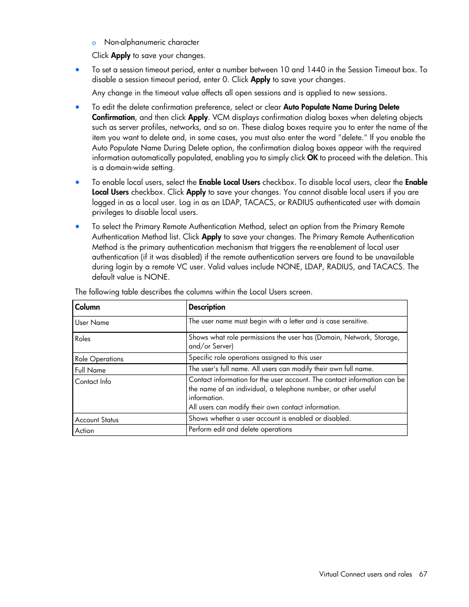 HP Virtual Connect 4Gb Fibre Channel Module for c-Class BladeSystem User Manual | Page 67 / 308