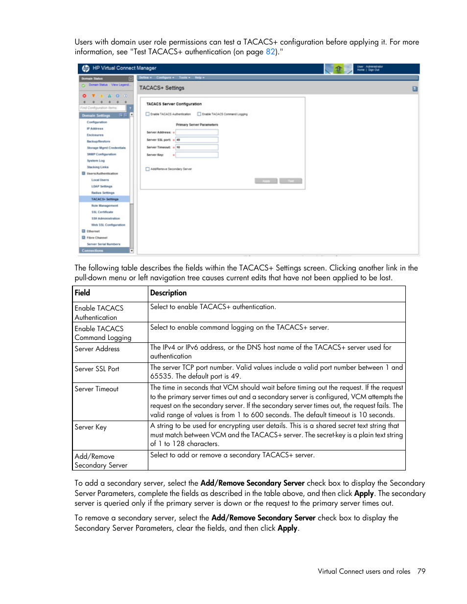 HP Virtual Connect 4Gb Fibre Channel Module for c-Class BladeSystem User Manual | Page 79 / 308