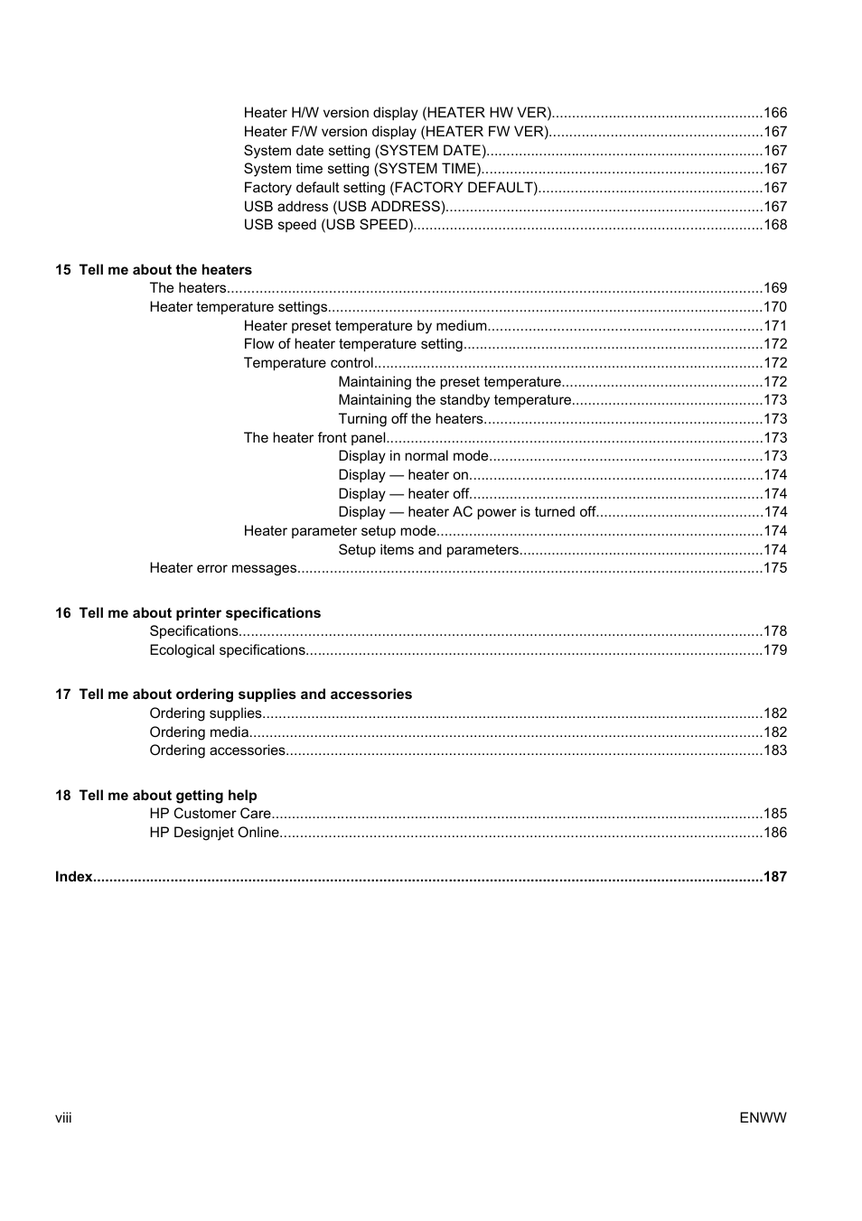 HP Designjet 9000s Printer series User Manual | Page 10 / 200