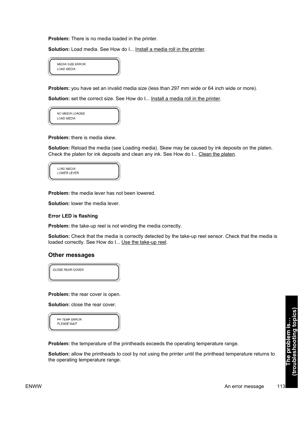 HP Designjet 9000s Printer series User Manual | Page 123 / 200