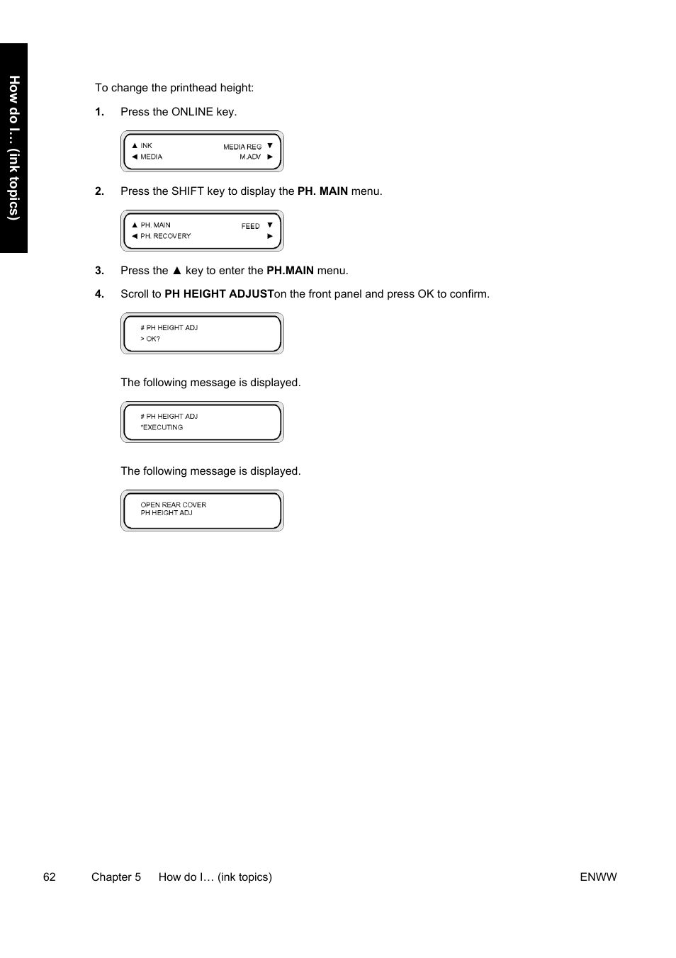 HP Designjet 9000s Printer series User Manual | Page 72 / 200