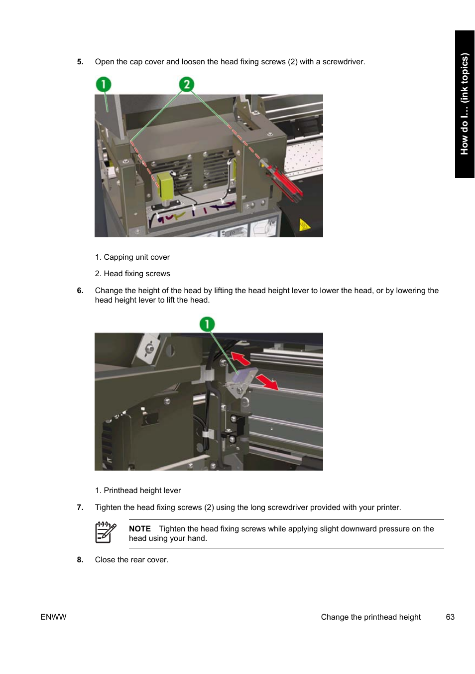 HP Designjet 9000s Printer series User Manual | Page 73 / 200