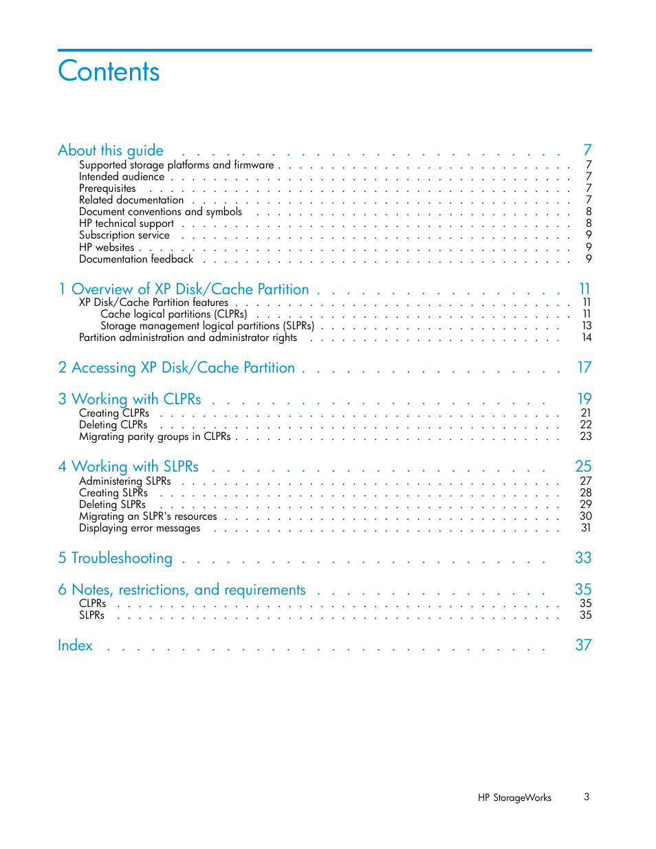 HP 200 Storage Virtualization System User Manual | Page 3 / 38