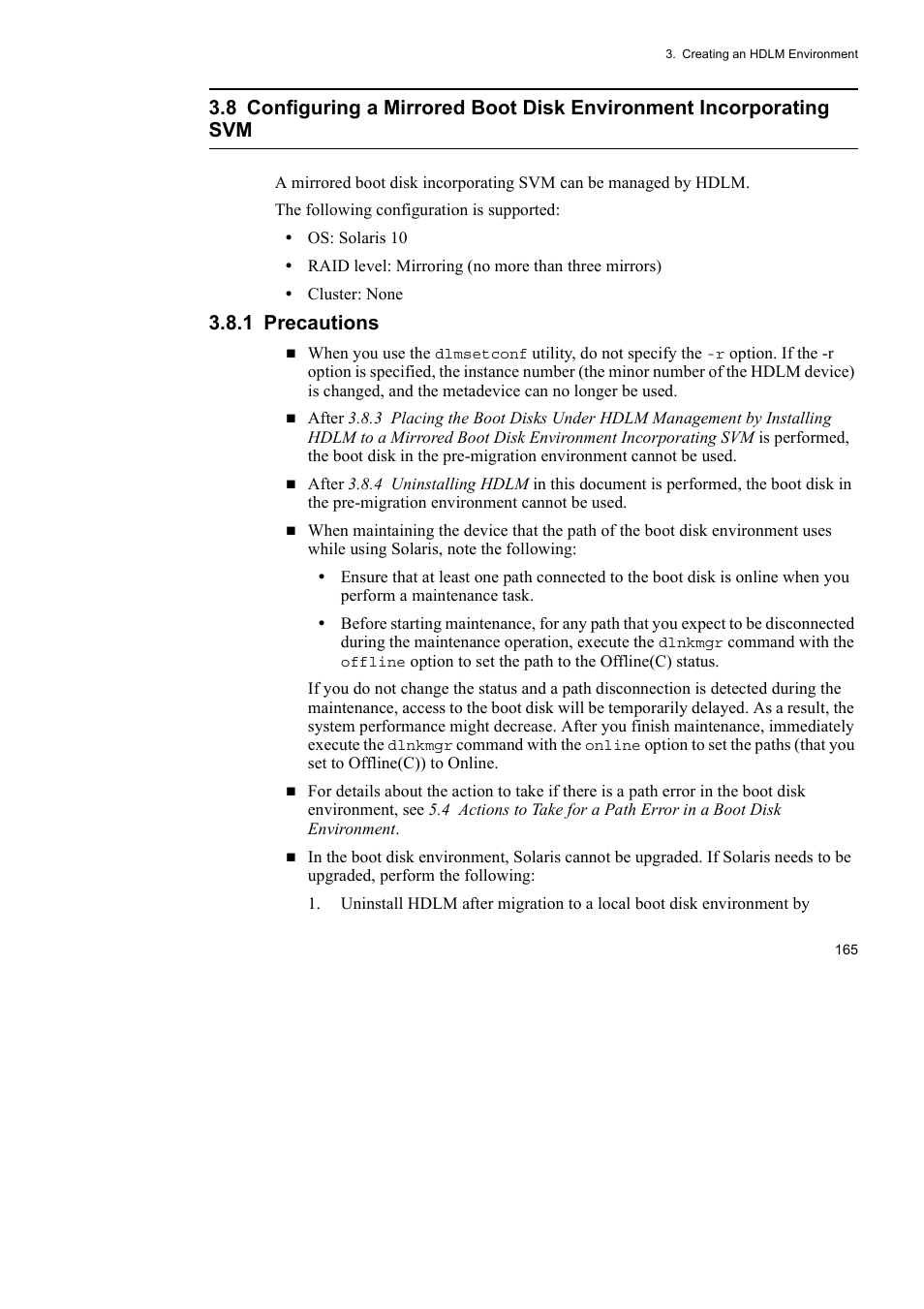1 precautions | HP Hitachi Dynamic Link Manager Software User Manual | Page 187 / 652