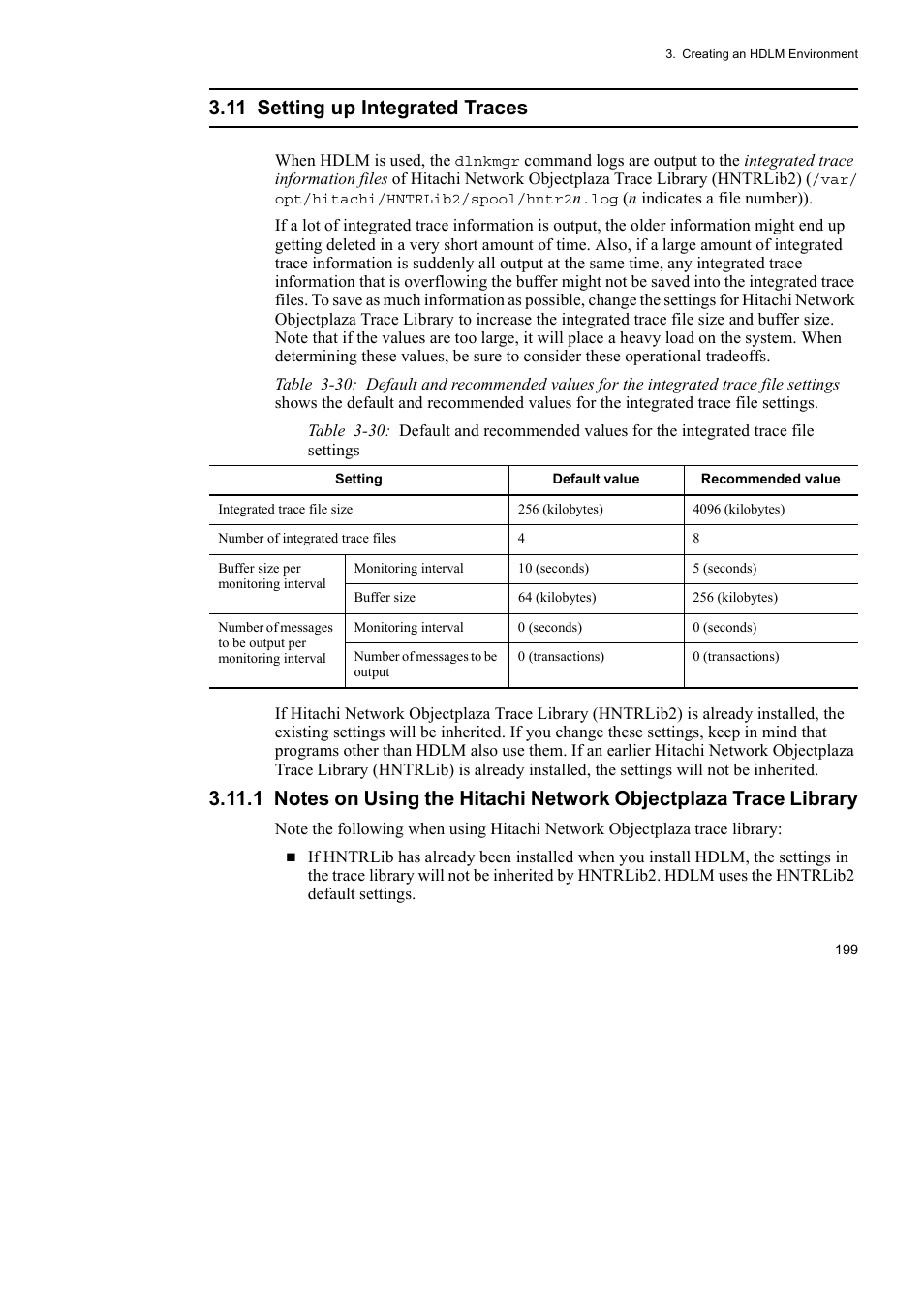 11 setting up integrated traces | HP Hitachi Dynamic Link Manager Software User Manual | Page 221 / 652