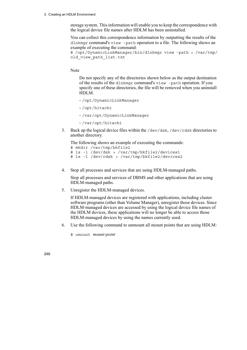 HP Hitachi Dynamic Link Manager Software User Manual | Page 268 / 652