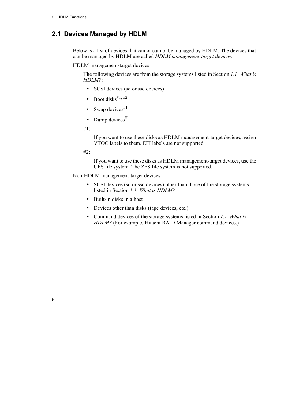 1 devices managed by hdlm | HP Hitachi Dynamic Link Manager Software User Manual | Page 28 / 652