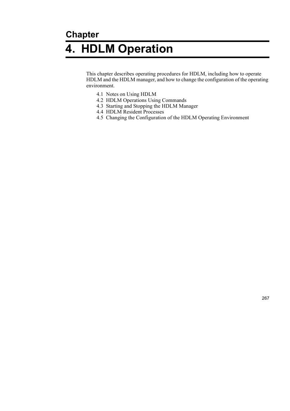 Hdlm operation, Chapter | HP Hitachi Dynamic Link Manager Software User Manual | Page 289 / 652