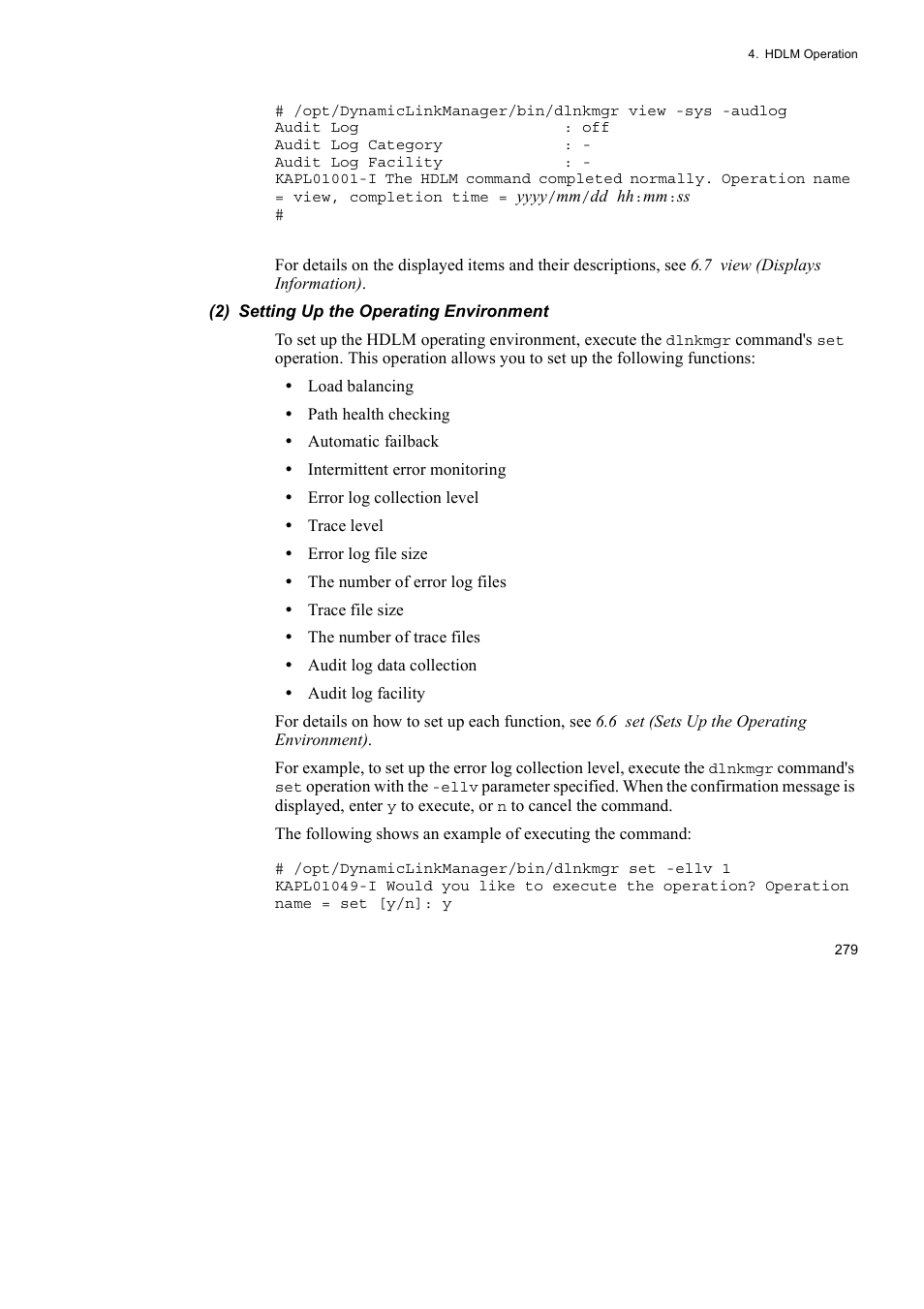 HP Hitachi Dynamic Link Manager Software User Manual | Page 301 / 652