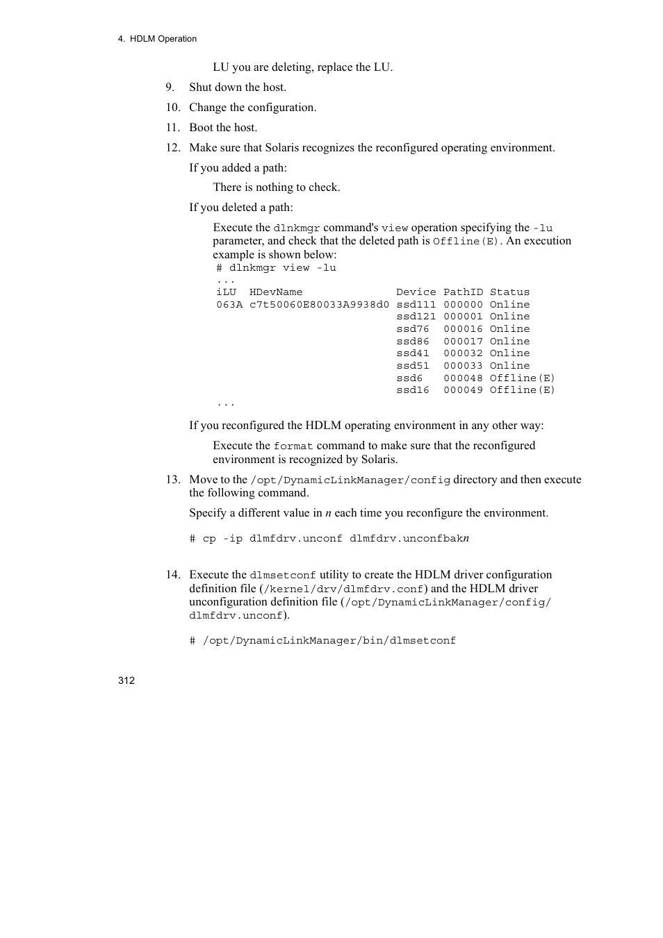 HP Hitachi Dynamic Link Manager Software User Manual | Page 334 / 652