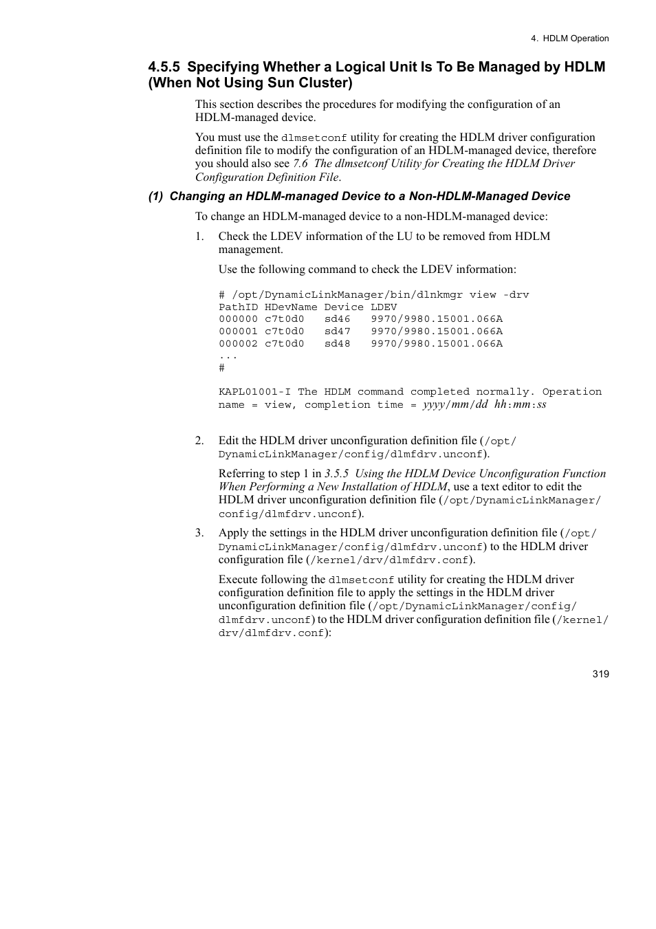 HP Hitachi Dynamic Link Manager Software User Manual | Page 341 / 652