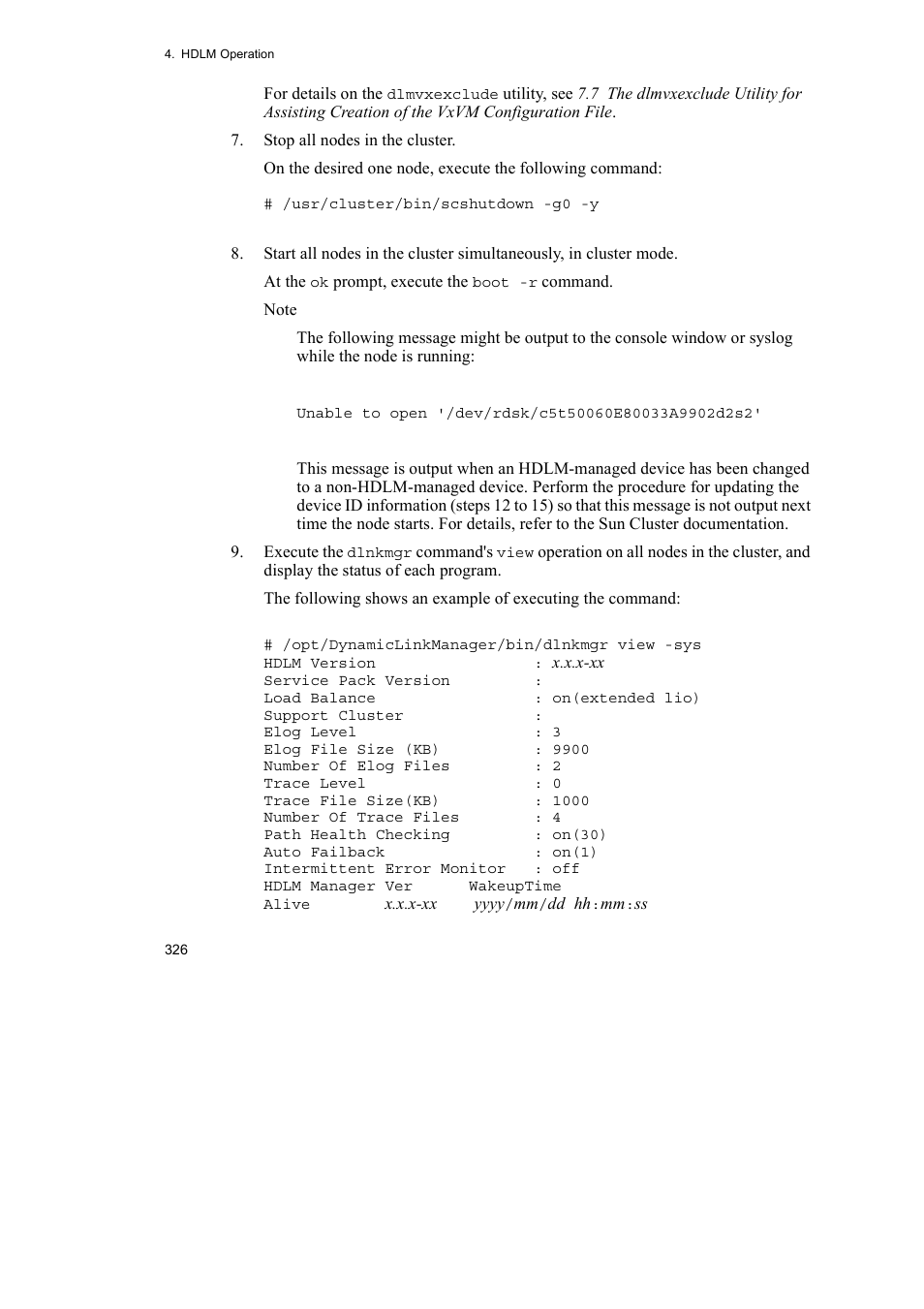 HP Hitachi Dynamic Link Manager Software User Manual | Page 348 / 652