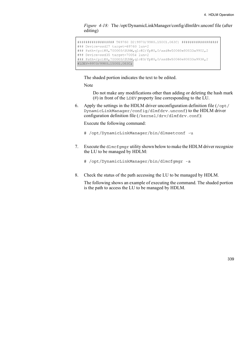 HP Hitachi Dynamic Link Manager Software User Manual | Page 361 / 652