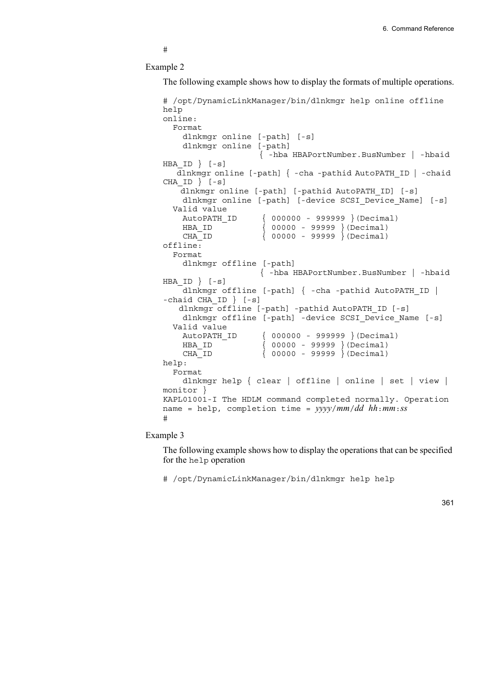 HP Hitachi Dynamic Link Manager Software User Manual | Page 383 / 652