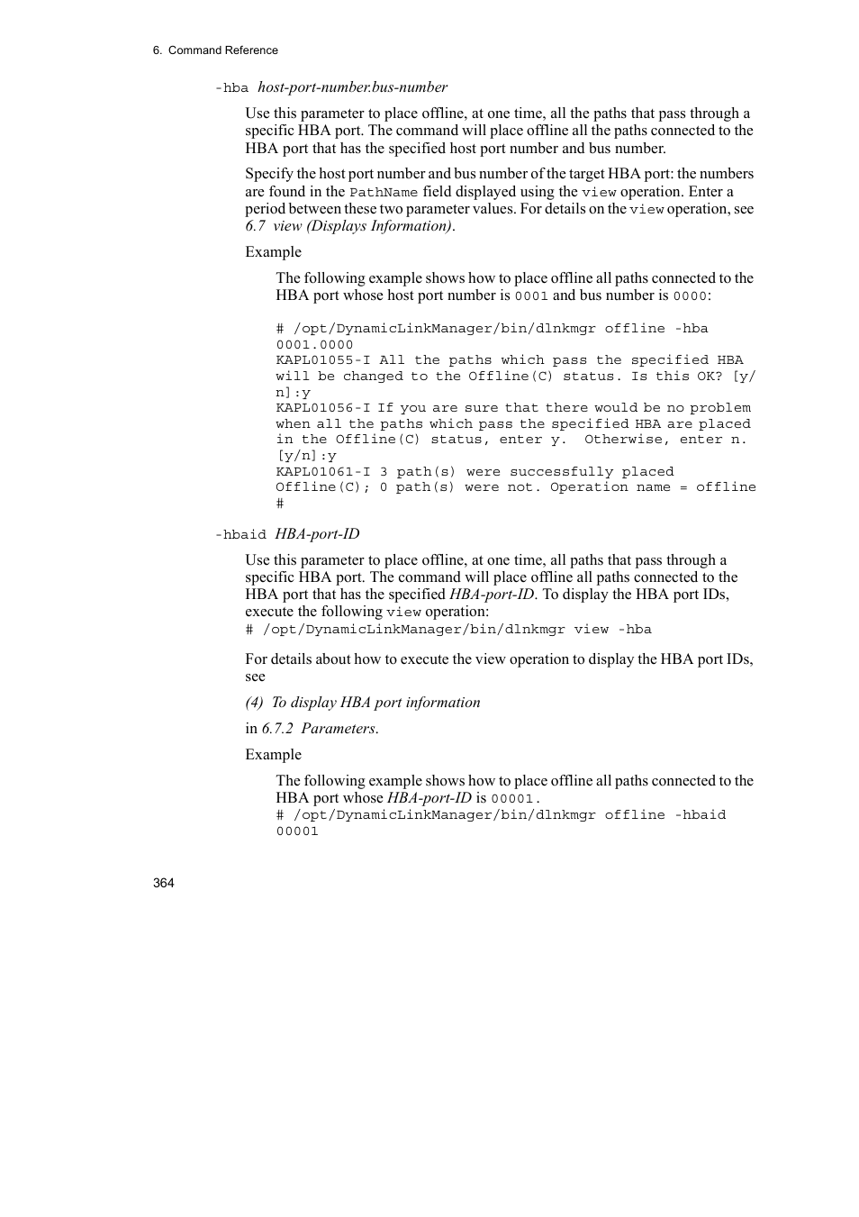 HP Hitachi Dynamic Link Manager Software User Manual | Page 386 / 652