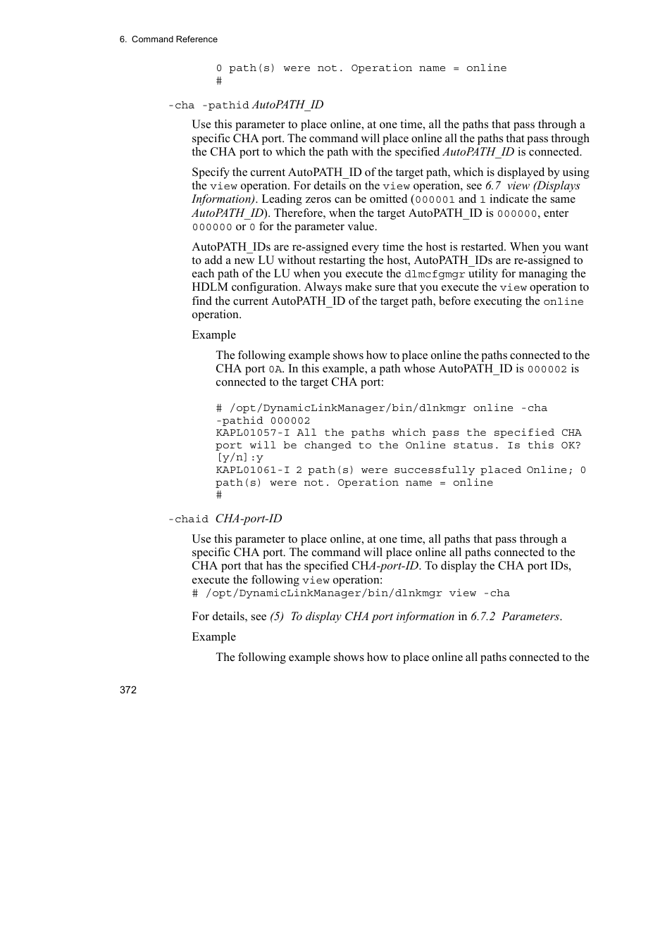 HP Hitachi Dynamic Link Manager Software User Manual | Page 394 / 652