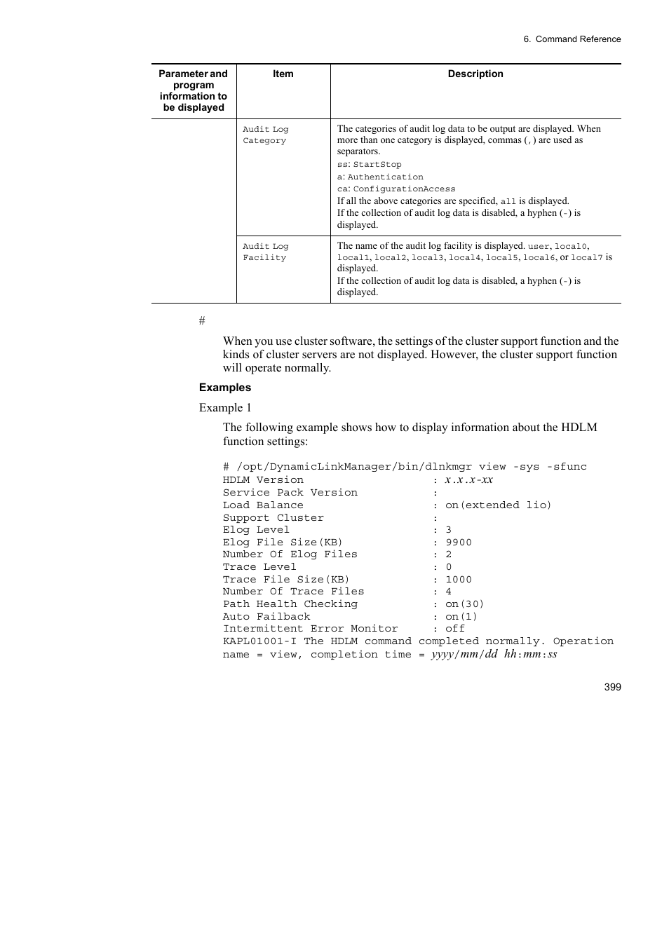 HP Hitachi Dynamic Link Manager Software User Manual | Page 421 / 652