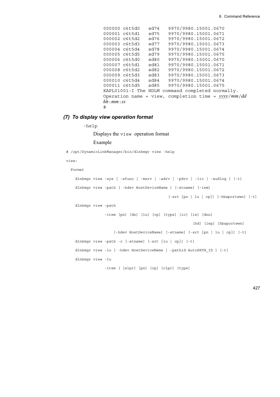 HP Hitachi Dynamic Link Manager Software User Manual | Page 449 / 652