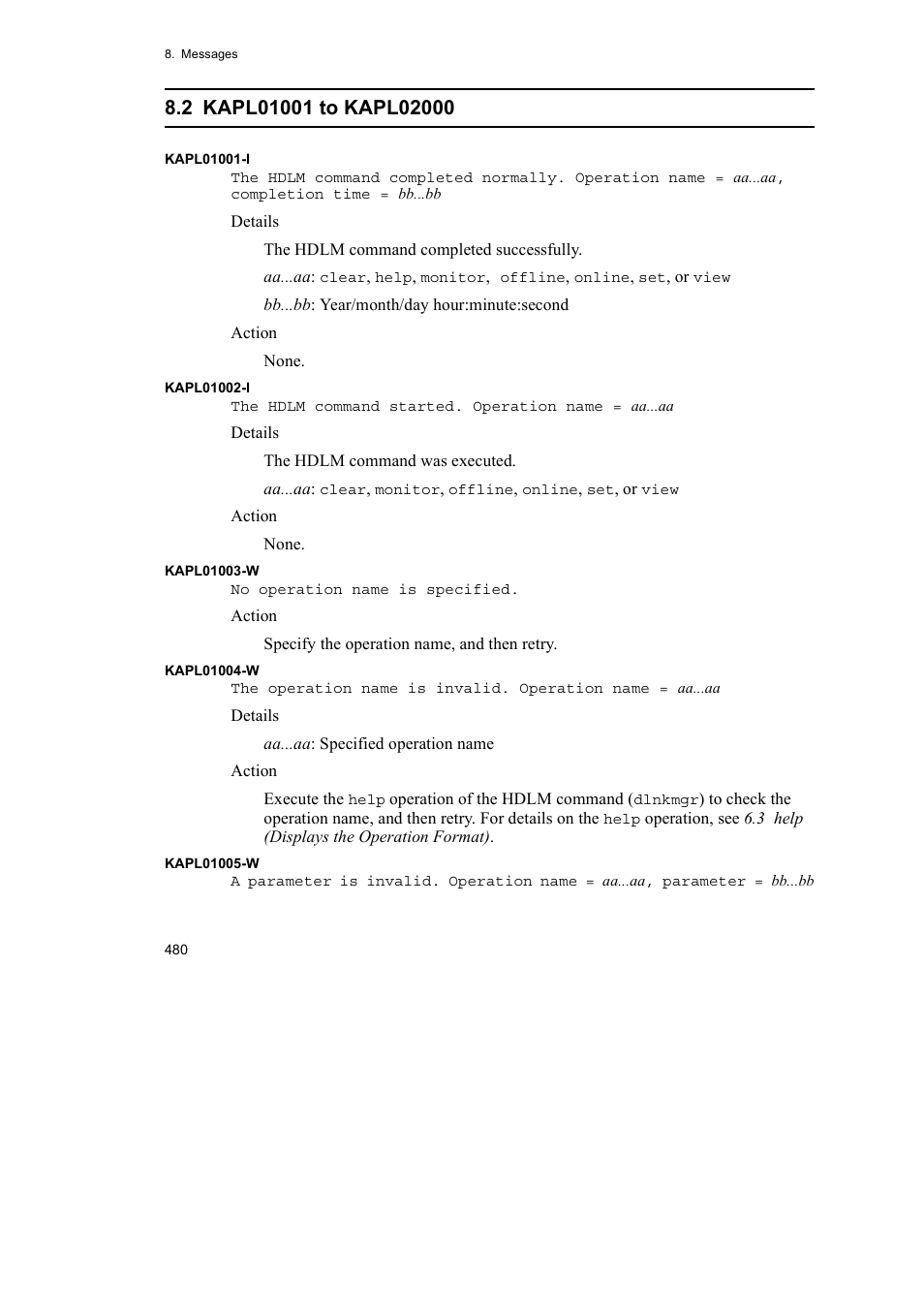 HP Hitachi Dynamic Link Manager Software User Manual | Page 502 / 652