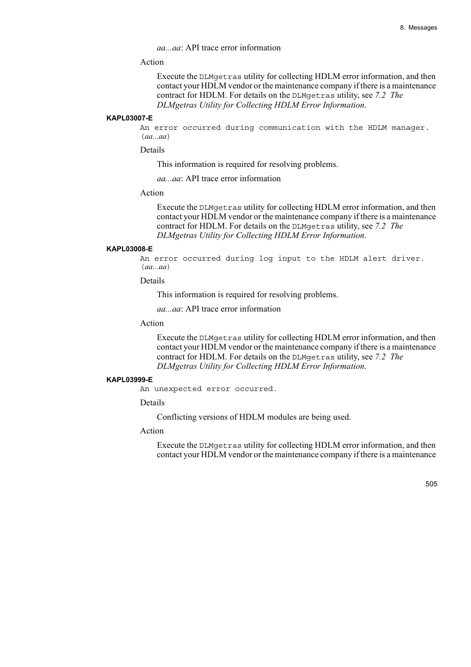 HP Hitachi Dynamic Link Manager Software User Manual | Page 527 / 652