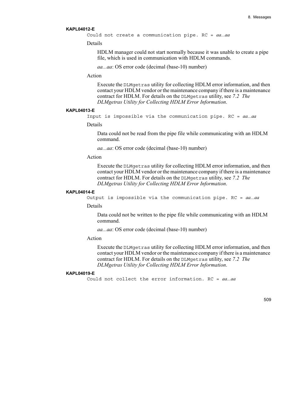 HP Hitachi Dynamic Link Manager Software User Manual | Page 531 / 652