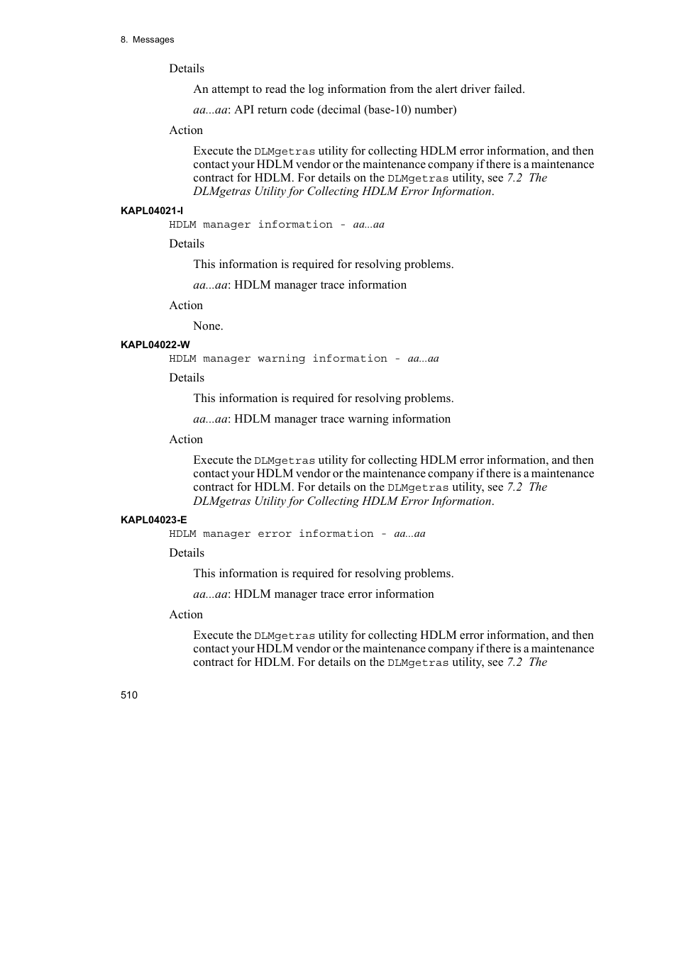 HP Hitachi Dynamic Link Manager Software User Manual | Page 532 / 652