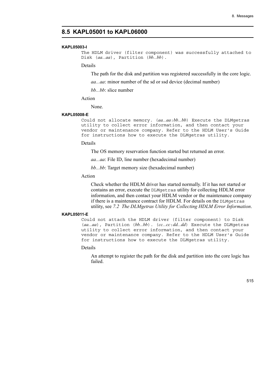 HP Hitachi Dynamic Link Manager Software User Manual | Page 537 / 652