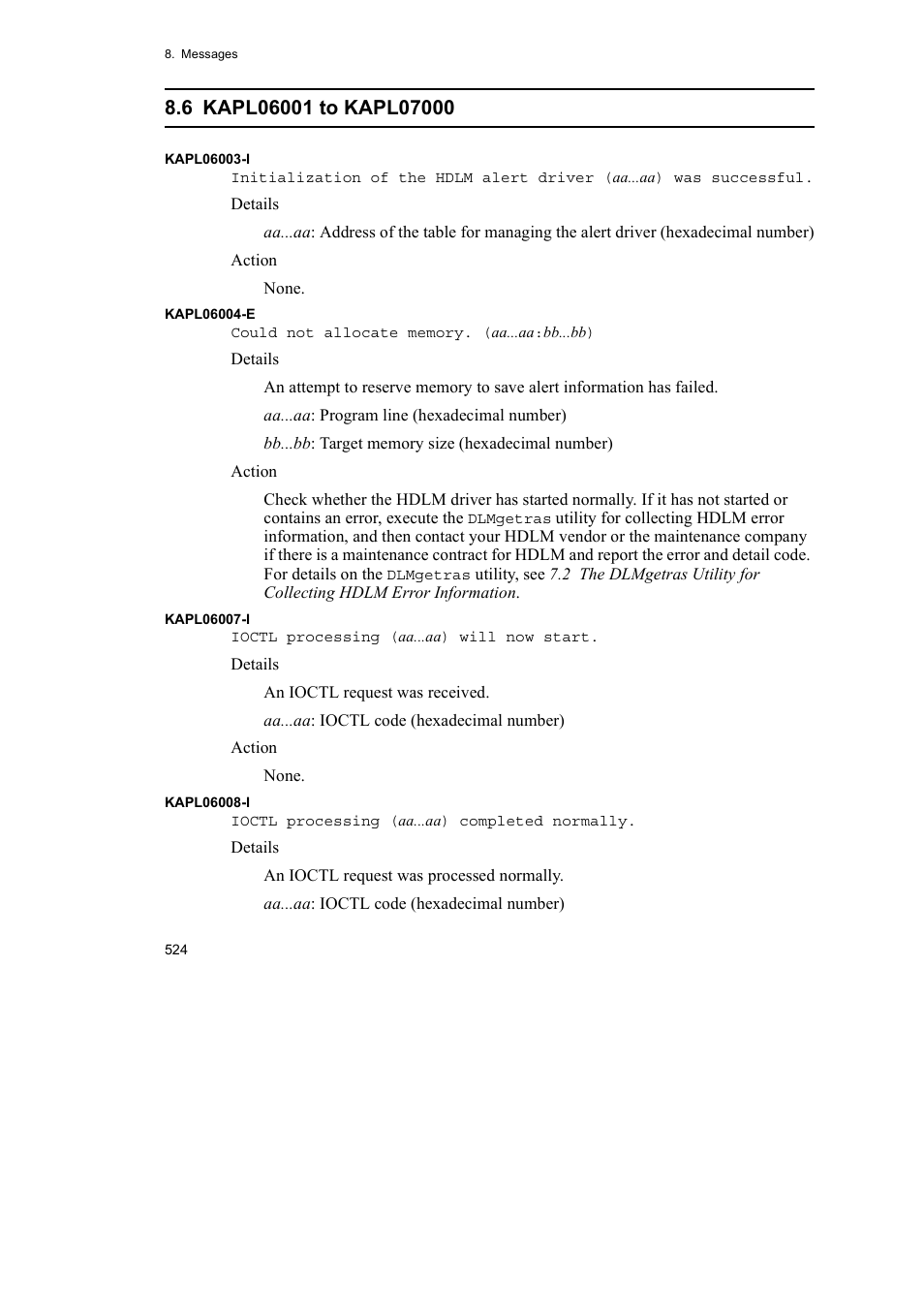 HP Hitachi Dynamic Link Manager Software User Manual | Page 546 / 652