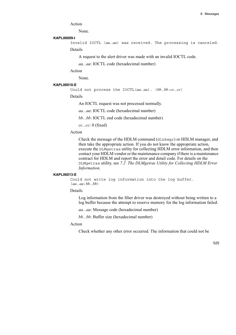 HP Hitachi Dynamic Link Manager Software User Manual | Page 547 / 652