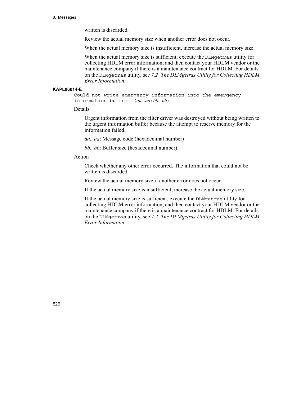 HP Hitachi Dynamic Link Manager Software User Manual | Page 548 / 652