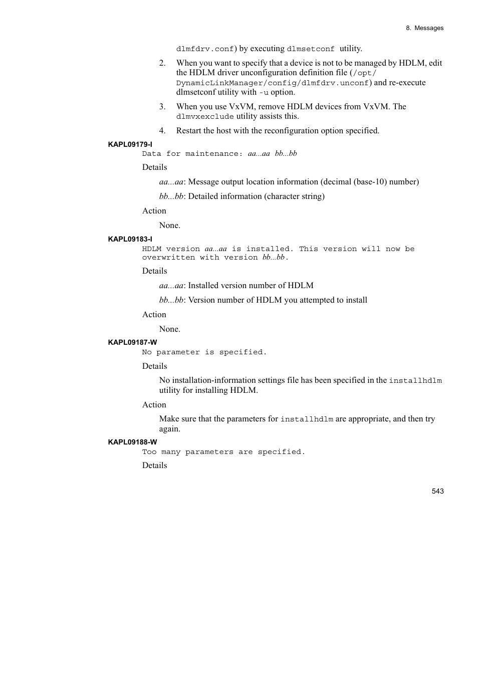 HP Hitachi Dynamic Link Manager Software User Manual | Page 565 / 652