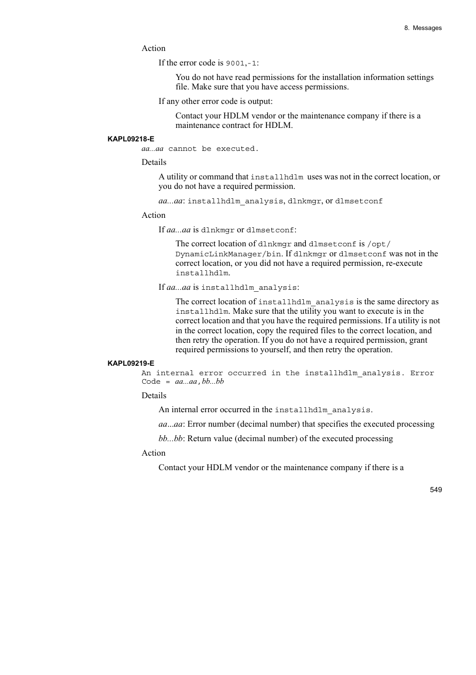 HP Hitachi Dynamic Link Manager Software User Manual | Page 571 / 652