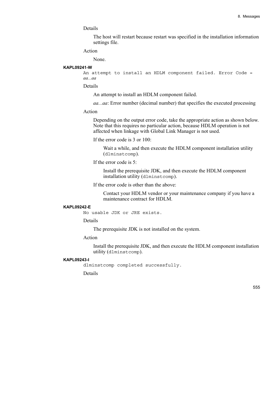 HP Hitachi Dynamic Link Manager Software User Manual | Page 577 / 652