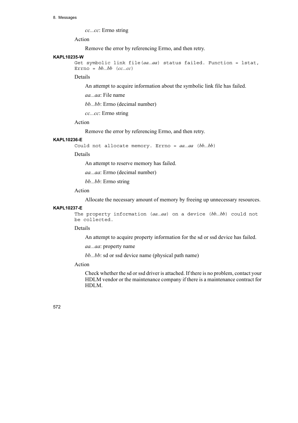 HP Hitachi Dynamic Link Manager Software User Manual | Page 594 / 652
