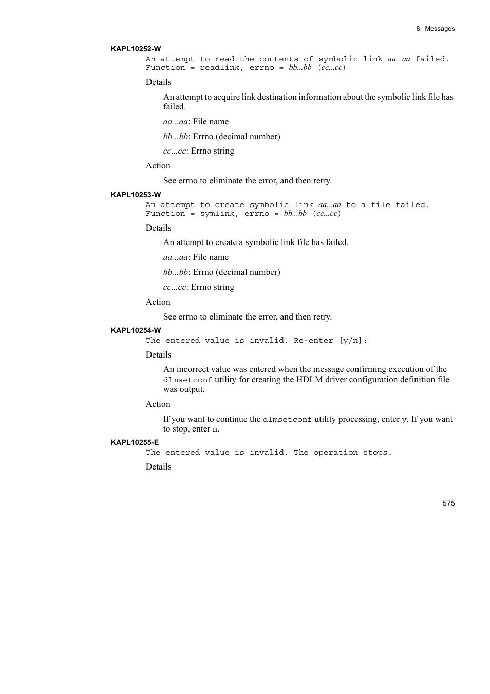 HP Hitachi Dynamic Link Manager Software User Manual | Page 597 / 652