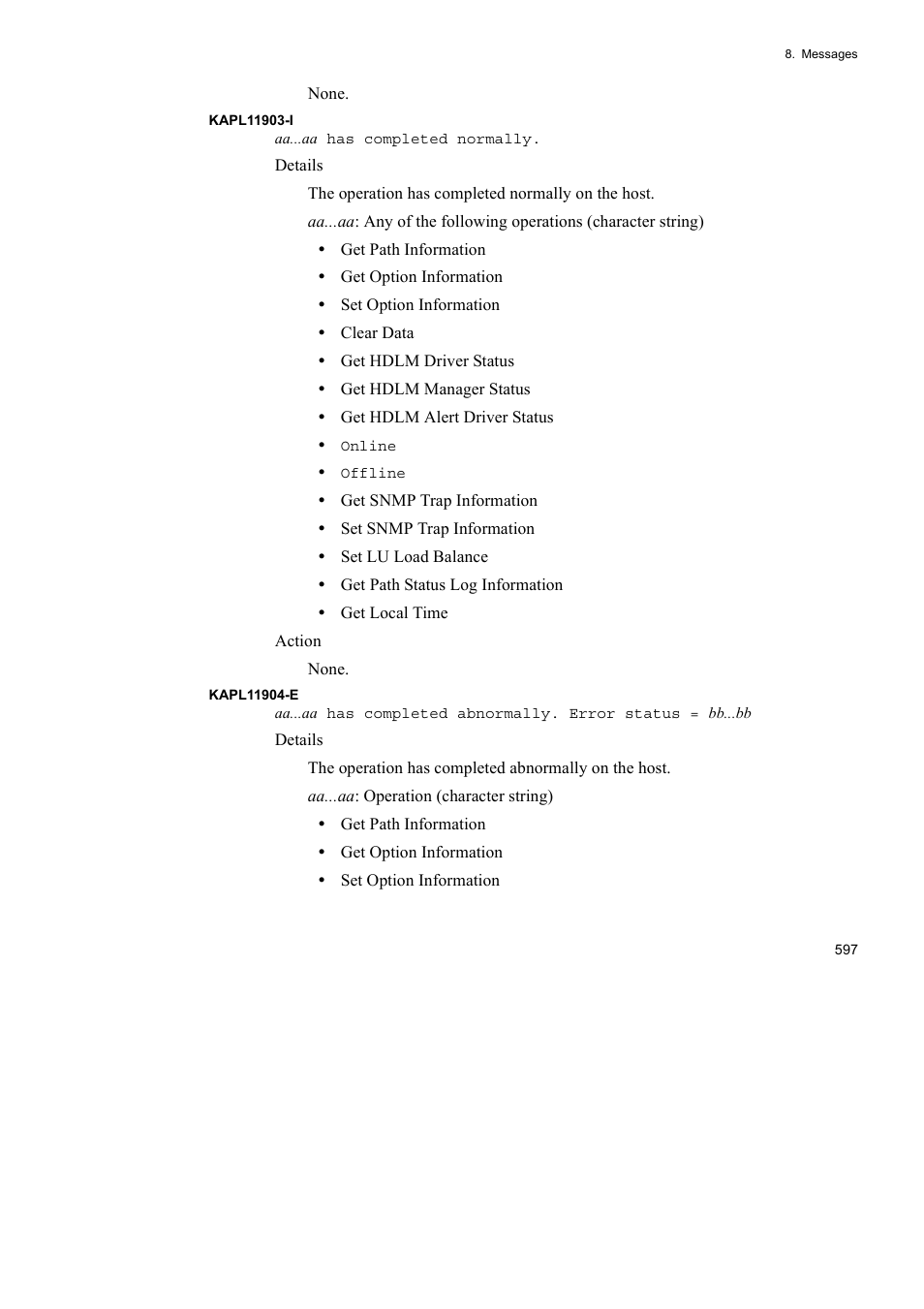 HP Hitachi Dynamic Link Manager Software User Manual | Page 619 / 652