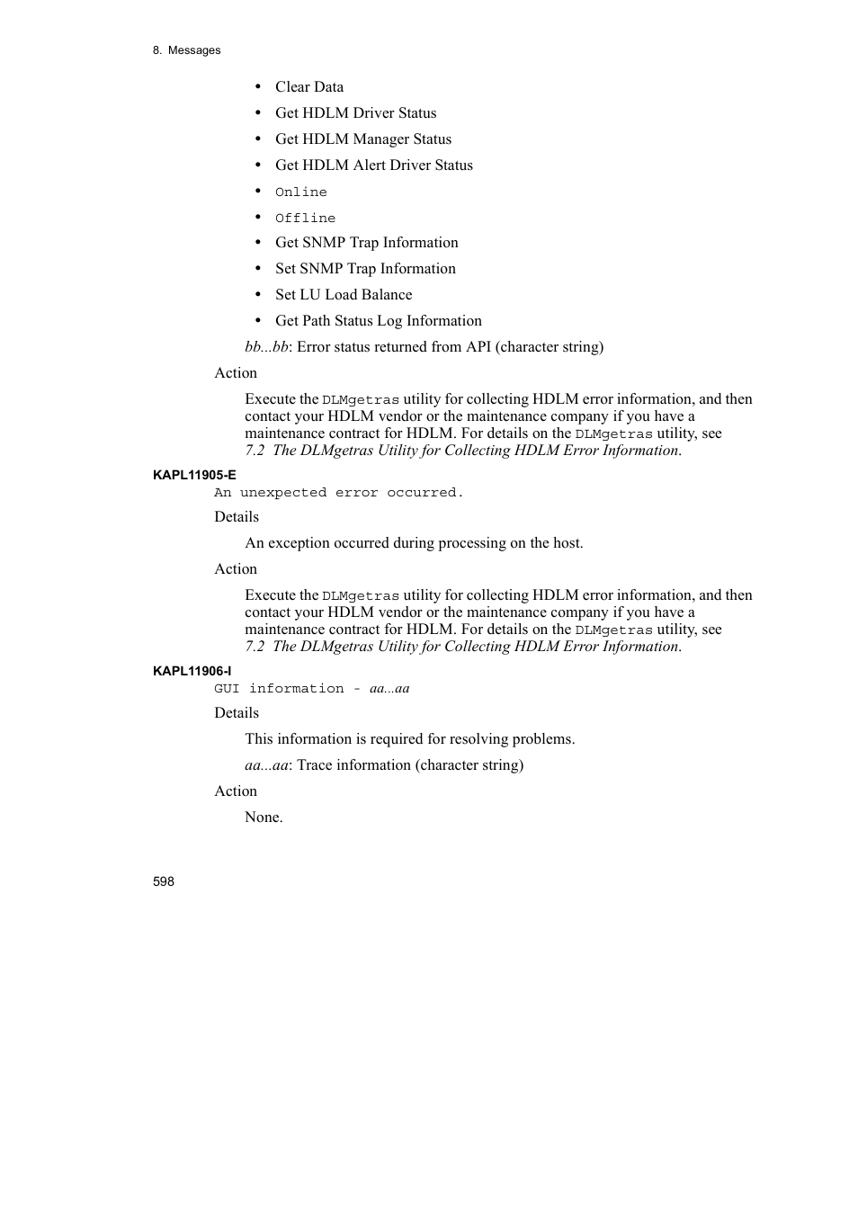 HP Hitachi Dynamic Link Manager Software User Manual | Page 620 / 652