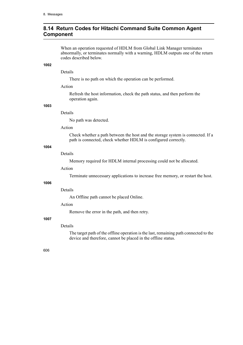 HP Hitachi Dynamic Link Manager Software User Manual | Page 628 / 652