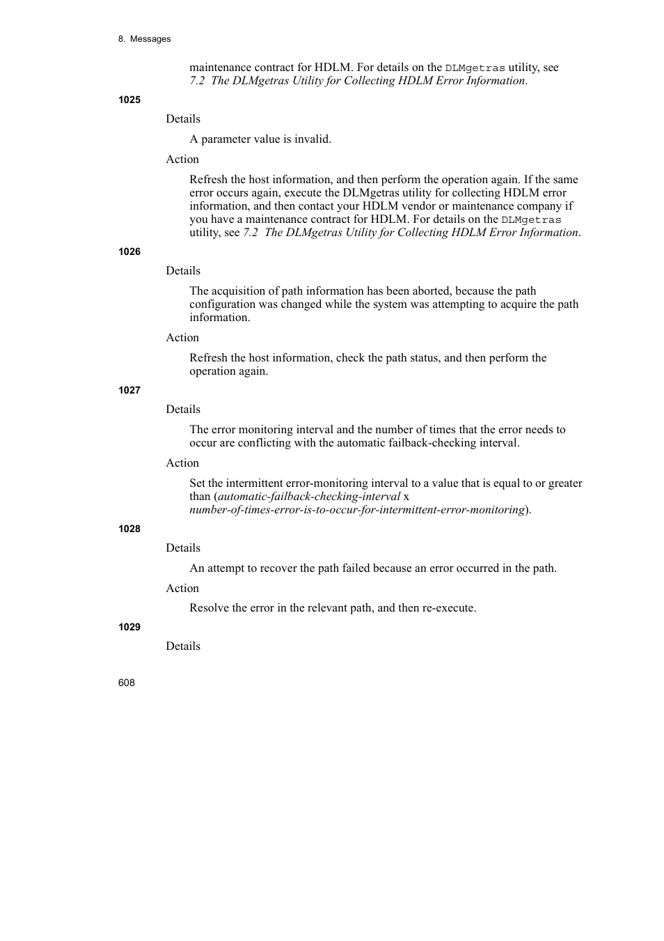 HP Hitachi Dynamic Link Manager Software User Manual | Page 630 / 652