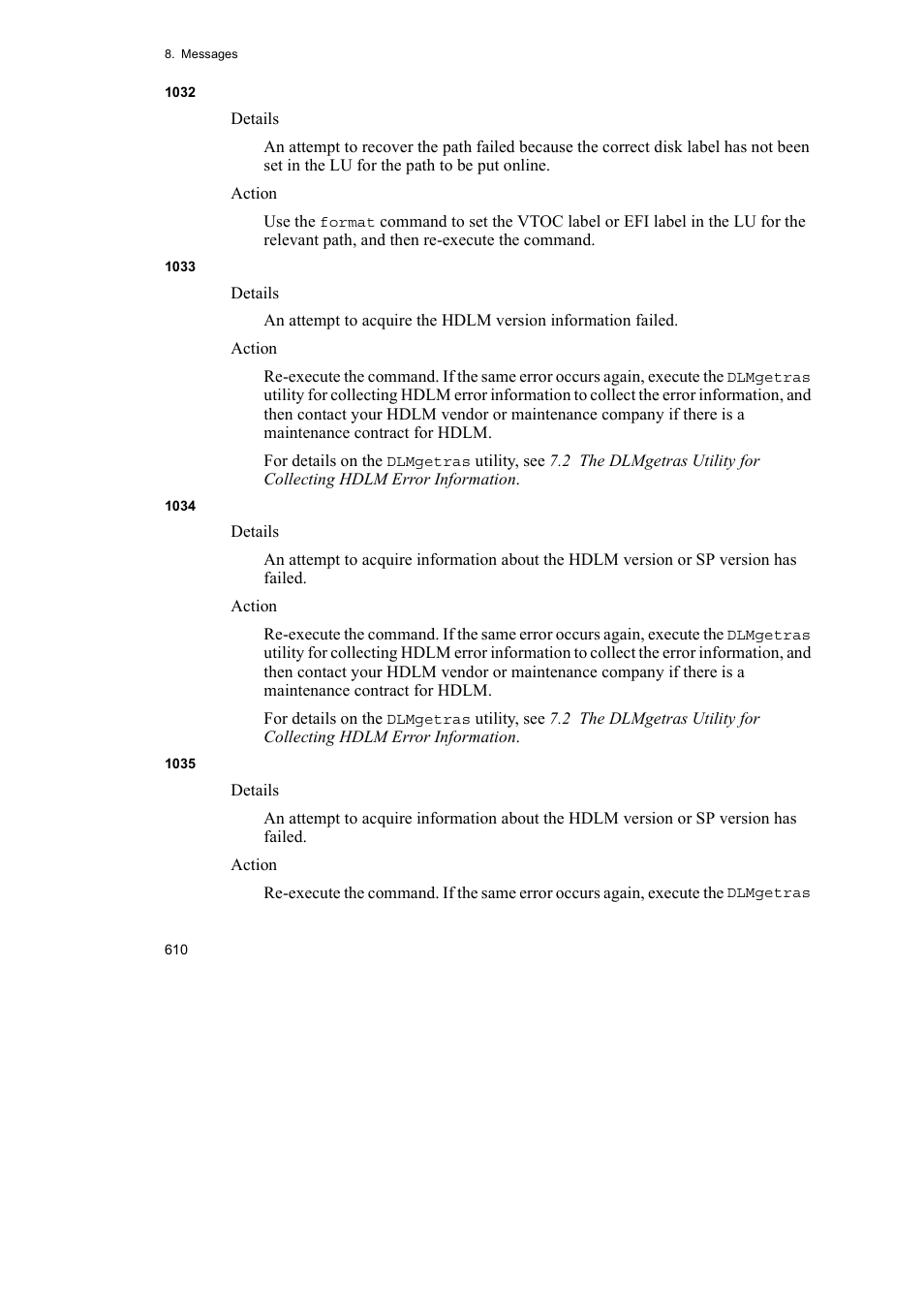 HP Hitachi Dynamic Link Manager Software User Manual | Page 632 / 652