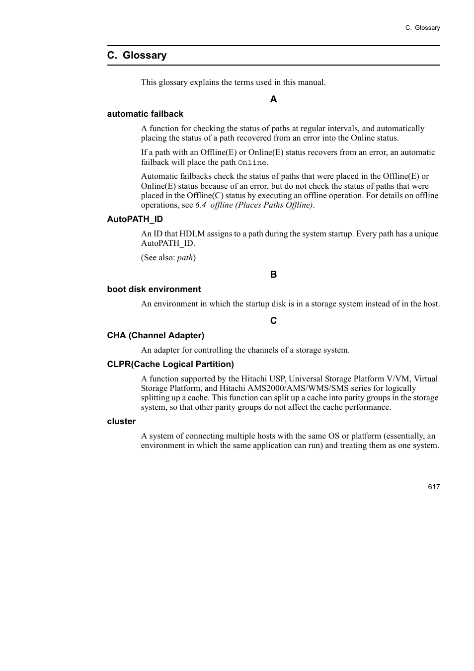 HP Hitachi Dynamic Link Manager Software User Manual | Page 639 / 652