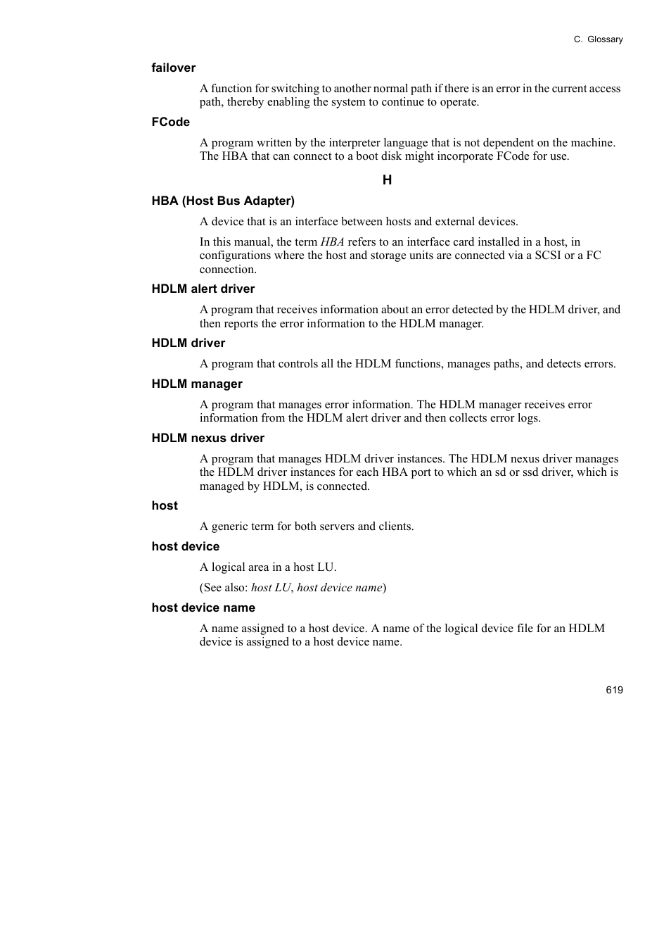 HP Hitachi Dynamic Link Manager Software User Manual | Page 641 / 652