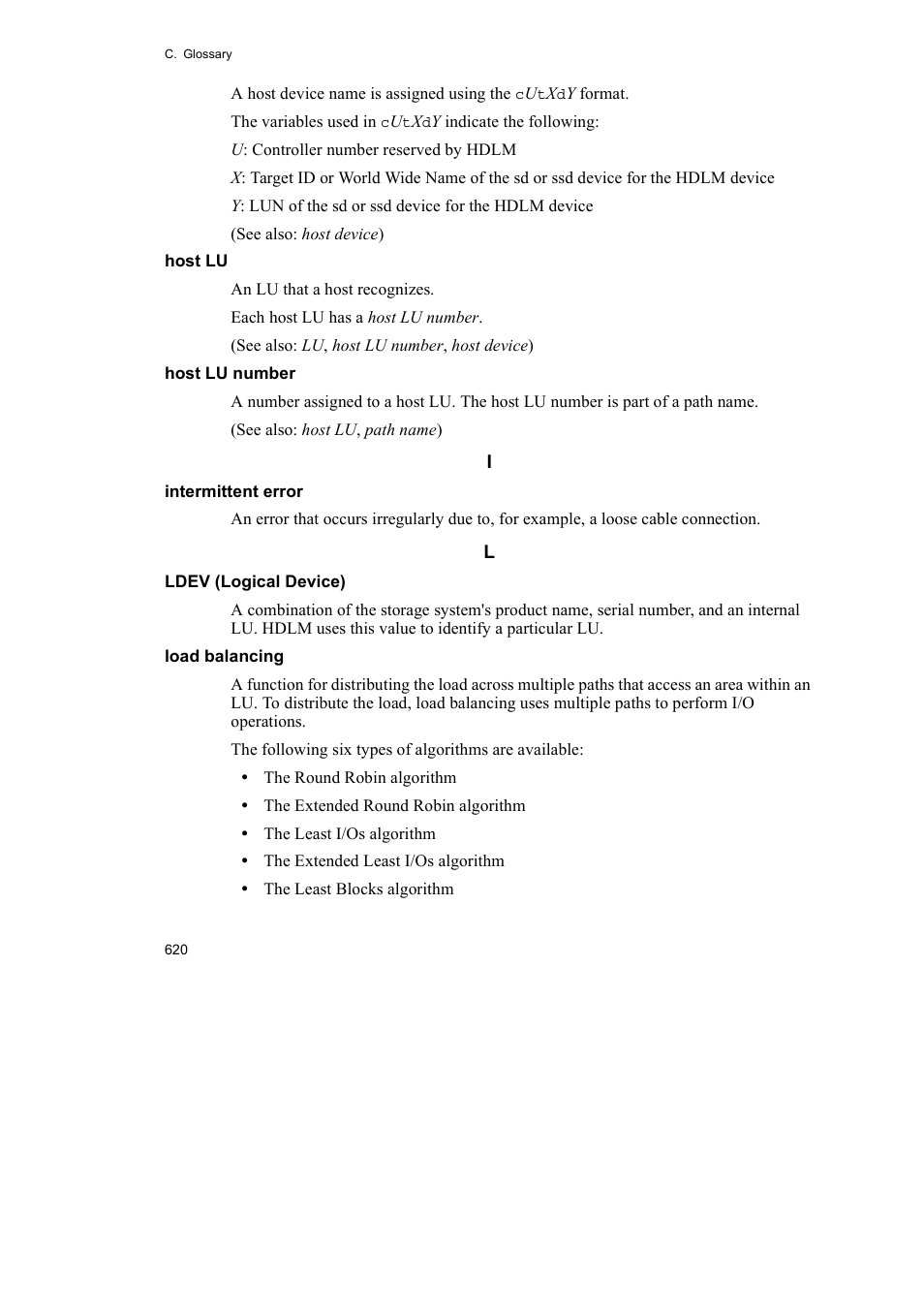 HP Hitachi Dynamic Link Manager Software User Manual | Page 642 / 652
