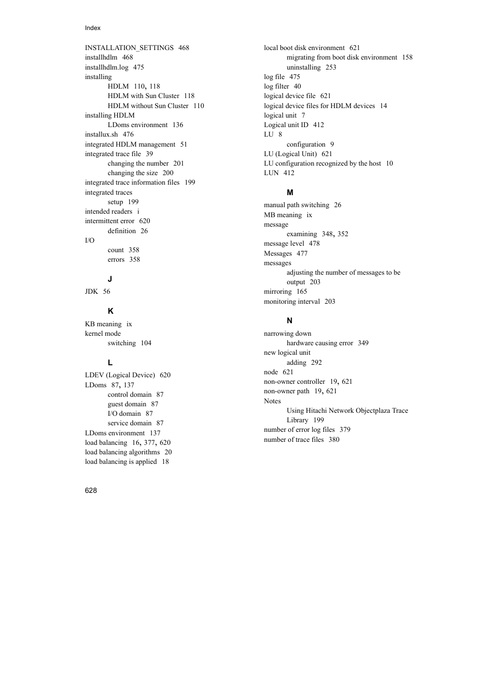 HP Hitachi Dynamic Link Manager Software User Manual | Page 650 / 652