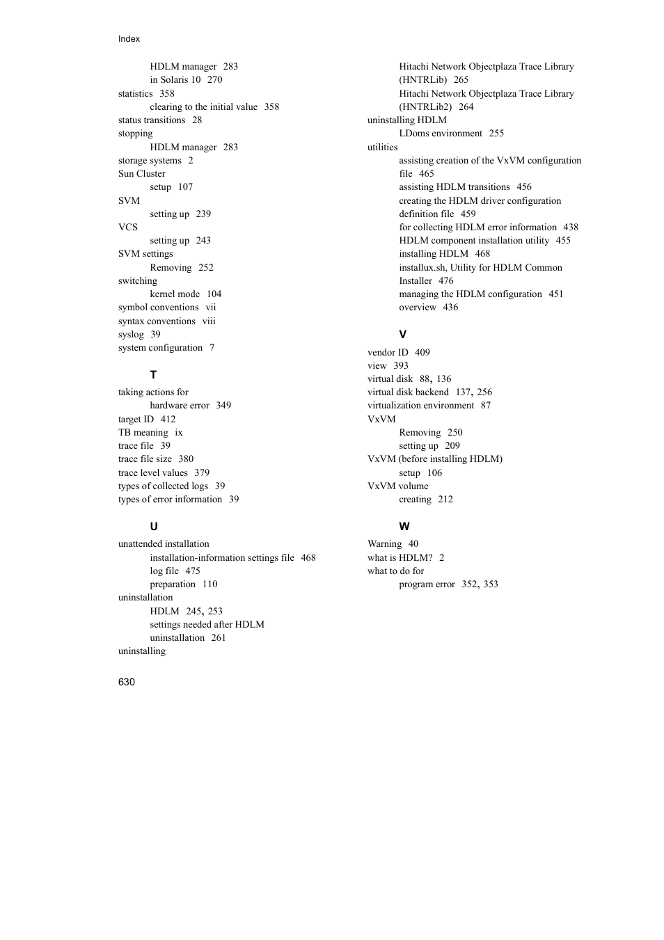 HP Hitachi Dynamic Link Manager Software User Manual | Page 652 / 652